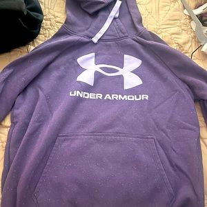 Purple under armor hoodie